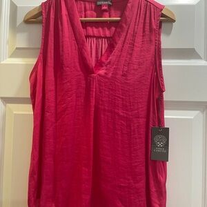 NWT Vince Camuto pink sleeveless top - small
